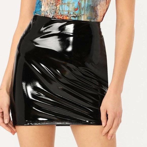 Leather bodycon skirt - Picture 5 of 5